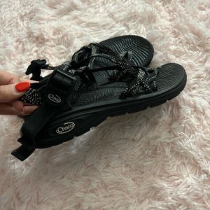 Womens black Chaco sandals